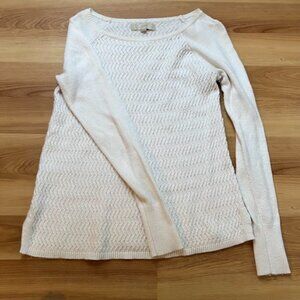 LOFT cream sweater